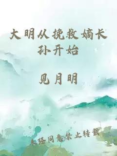 大明从挽救嫡长孙开始